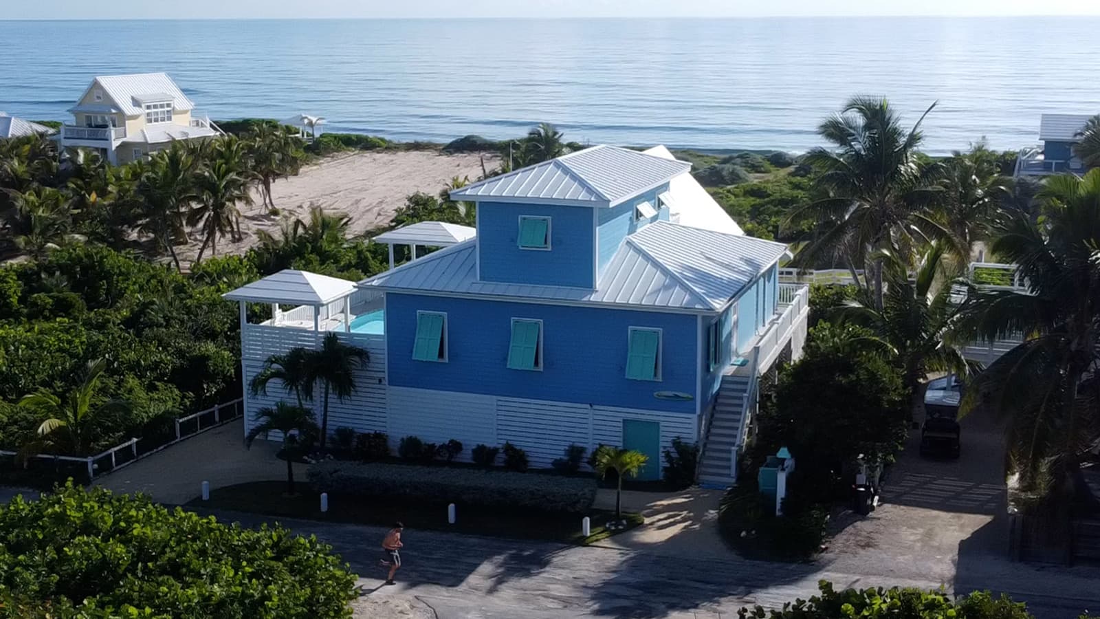 Catch A Wave beach villa looking over the turquoise ocean